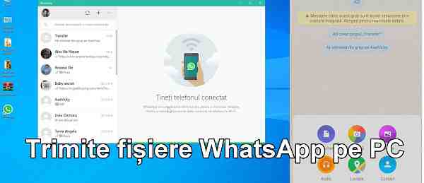 Transfer descărcare fișiere WhatsApp pe PC (WhatsApp pentru calculator)